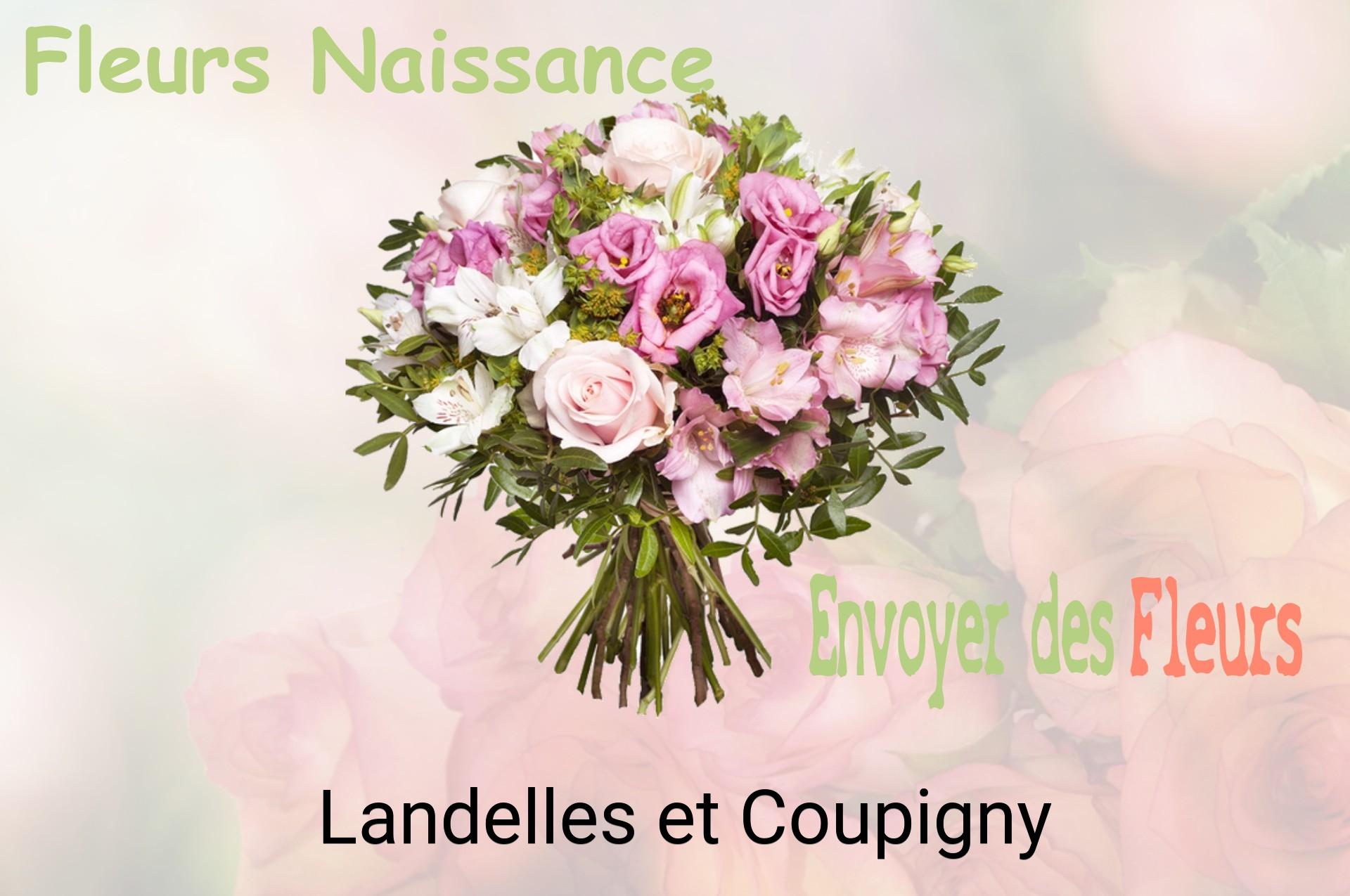 Bouquet de fleurs de naissance livré à Landelles-et-Coupigny