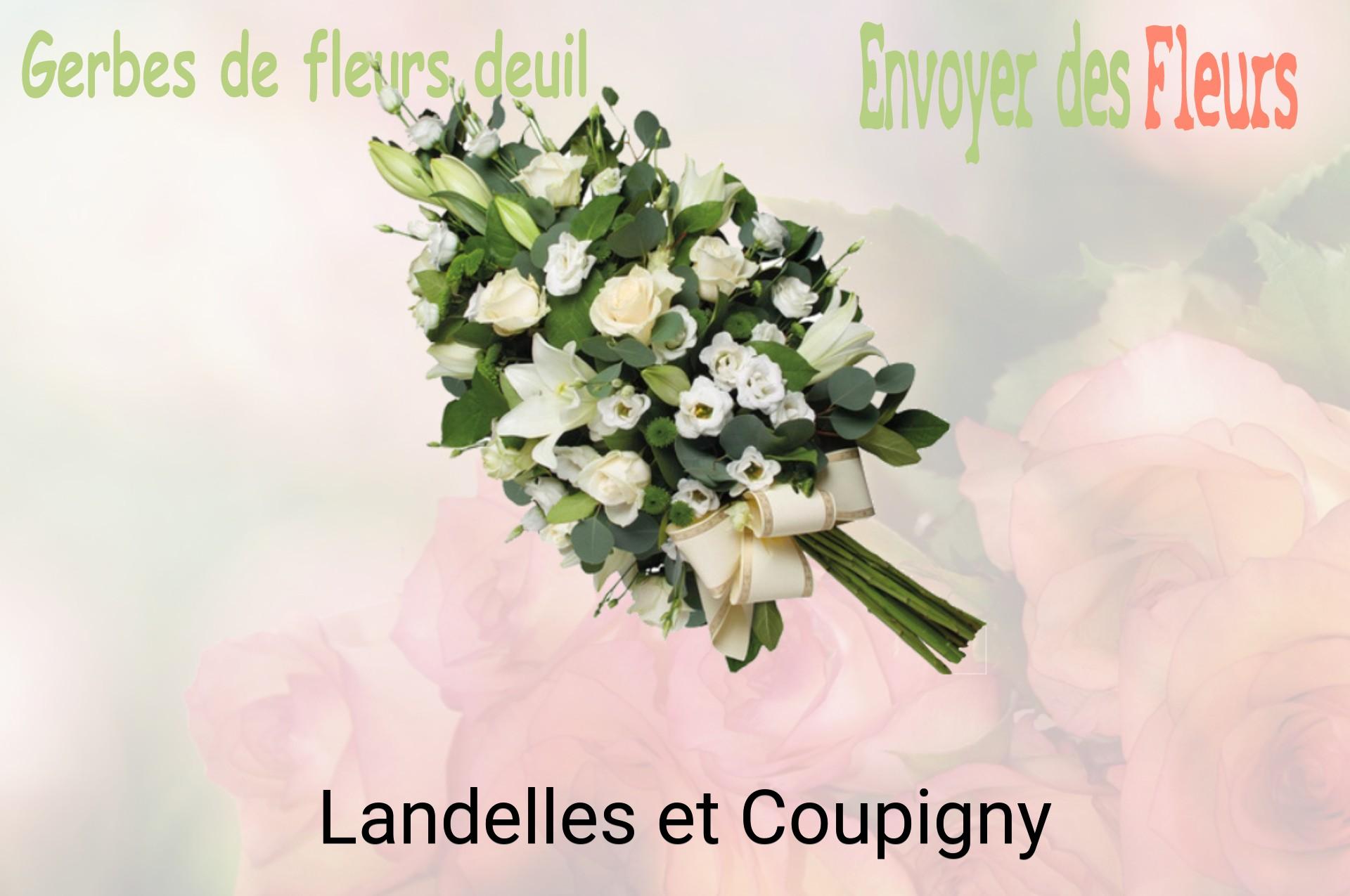 Gerbe de fleurs de deuil livrée à Landelles-et-Coupigny